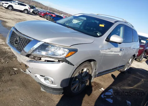 2016 Nissan Pathfinder Platinum из США, поврежденный, VIN 5N1AR2MM9GC668175